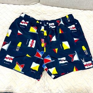 Nautica- Blue sail swim trunks